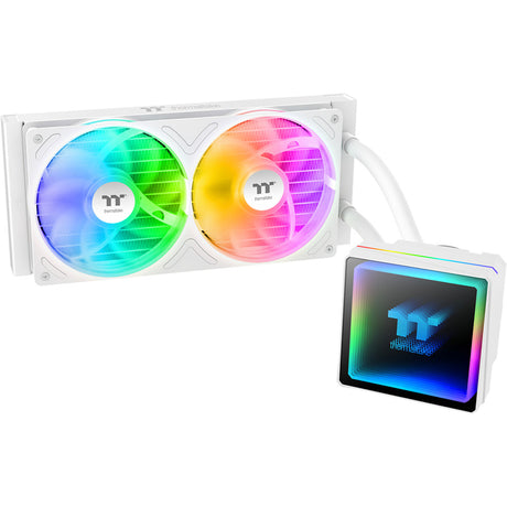 Thermaltake TH240-S V3 ARGB Sync AIO Dispositivo di raffreddamento a liquido - Snow Edition Raffreddamento ad acqua (Bianco)