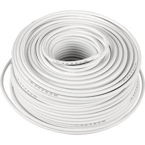 Cavo coassiale ad anello Goobay (bianco, 100 metri)
