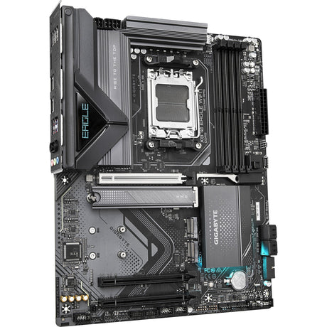 Scheda madre Gigabyte x870 eagle wifi7 socket am5 (nero grigio, raid, 2.5gb-lan, wi-fi 7, bt, audio, atx)