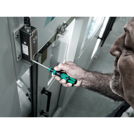 Wera kraftform kompakt 838 ra-r m set 1 set di punte (nero verde, 15 pezzi)