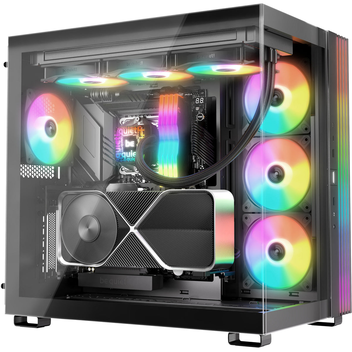 Silenzio! pure loop 3 lx 360 raffreddamento ad acqua (nero, pwm)