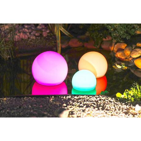 Lampada LED Ubbink multibright solare galleggiante 20 LED