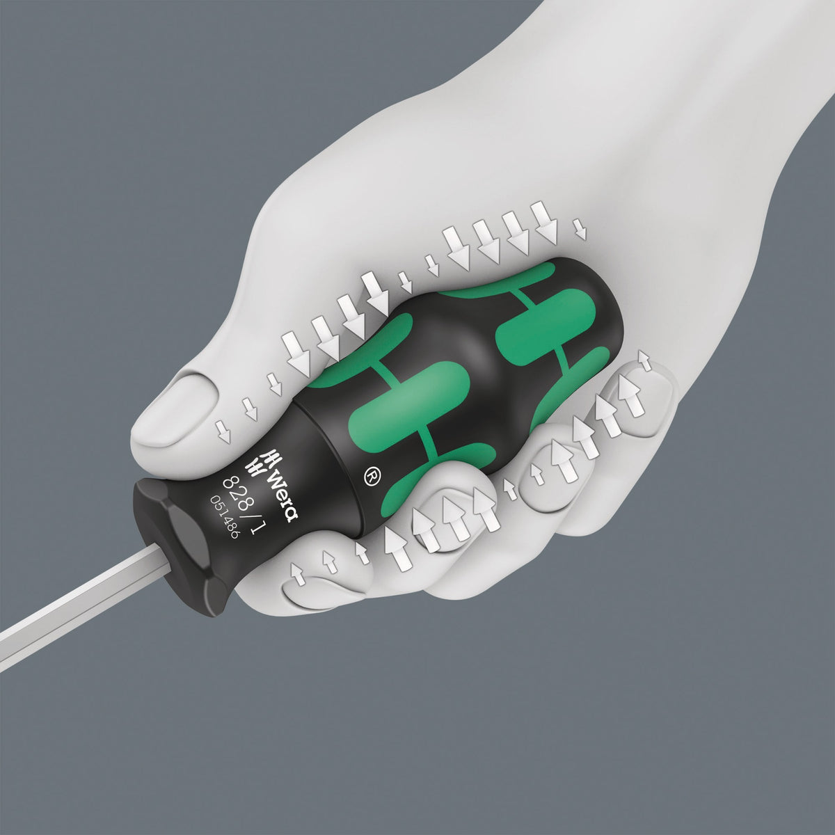 Wera kraftform kompakt 27 set Set di 2 punte (nero verde, 7 pezzi)