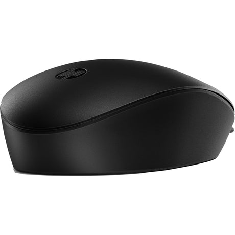 Mouse laser HP 128 con cavo (nero, 1200 dpi)