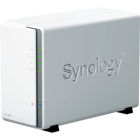 Synology disk station ds223j nas (bianco, 2x USB 3.2 gen 1)