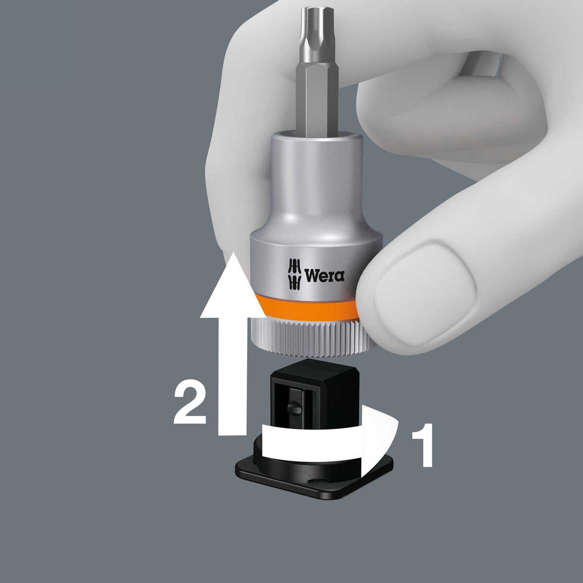 Wera 8767 HMC HF 3 Set di bussole Zyklop Set di punte Torx (9 pezzi)