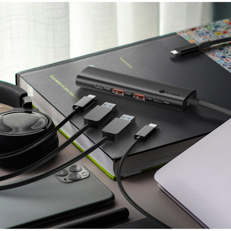 Hub USB Icy Box ib-hub1437-cpd (nero)