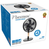 Ventilatore da tavolo Bestron dft35wb (colore legno nero, ø 35 cm)