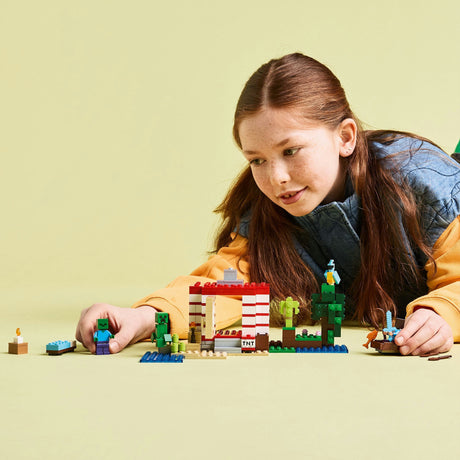 Lego ® Minecraft® The TNT Jungle House, set di videogiochi - 21275