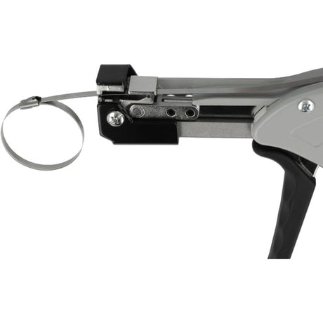 Pinza Delock per fascette per cavi in acciaio inossidabile (grigio nero)