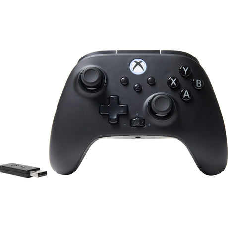 Controller wireless Powera Fusion Pro per Xbox Serie X|S con Lumectra (Nero, RGB, Xbox Serie X|S, Xbox One, PC)