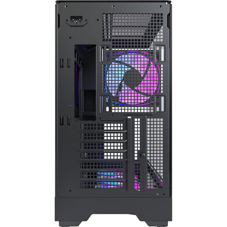 Custodia midi tower Montech king 45 pro (nera | 2x USB-A | 1x USB-C | RGB | finestra)