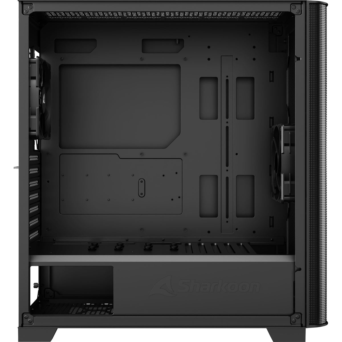 Custodia midi tower Sharkoon m30 nera (nera | 2x USB-A | 1x USB-C)
