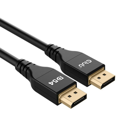 Cavo certificato Club 3D DisplayPort 2.1 Vesa DP54 maschio-maschio (nero, 3 metri, 4K 240Hz, 8K 120Hz, 54Gbps)