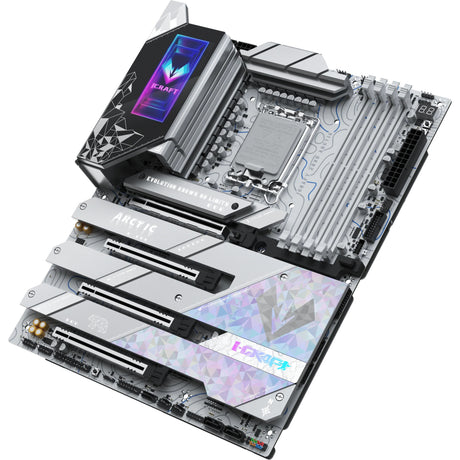 Scheda madre Maxsun MS-Icraft Z890 Arctic Socket 1851 (bianca, RAID, 2,5 GB-LAN, WLAN, BT, audio, ATX)