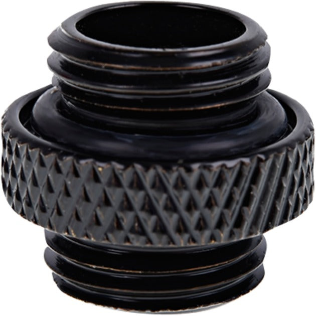 Alphacool eiszapfen doppio nipplo G1 4 filettatura esterna su attacco G1 4 filettatura esterna (nero, per tubi morbidi (PVC, silicone, neoprene))