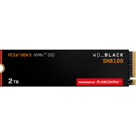 SSD WD Black Sn8100 da 2 TB (PCIe 5.0 x4, NVMe 2.0, M.2 2280)