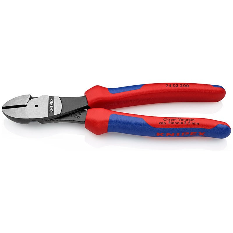 Knipex 74 02 200 pinza a taglio laterale power lucidata comfort 200mm