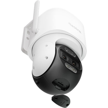 Telecamera da esterno Reolink 4K doppio obiettivo - WiFi 2,4 5 GHz - tracciamento zoom automatico - inclinazione panoramica - ricerca video AI - serie trackmix W760