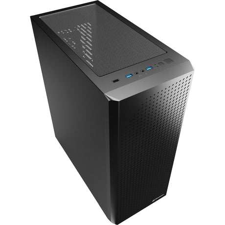 Custodia midi tower Sharkoon vs9 nera (nera | 3x USB-A)