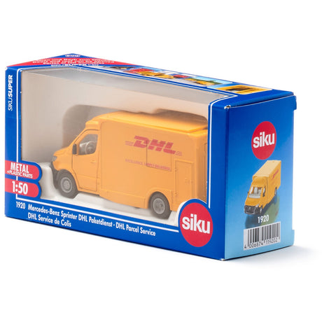 Siku super - Modellino di veicolo del servizio corriere Mercedes-Benz Sprinter DHL (scala 1:50)