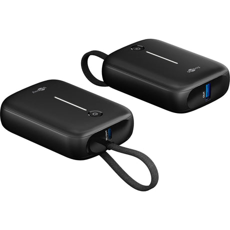 Power bank Goobay 10.000 mAh - 20 W (nero, USB-C PD)