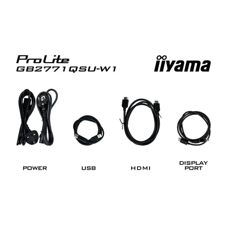 Monitor da gioco Iiyama G-Master Red Eagle GB2771QSU-W1 27 (bianco, 2x HDMI, DisplayPort, 2x USB-A, 2x USB-C, 200 Hz)
