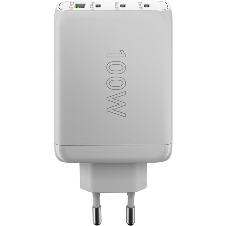 Caricabatterie rapido multiporta USB-C PD Goobay (100 W) (bianco)