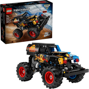 Lego Technic 42219 Monster Jam Scava tombe Fuoco e ghiaccio