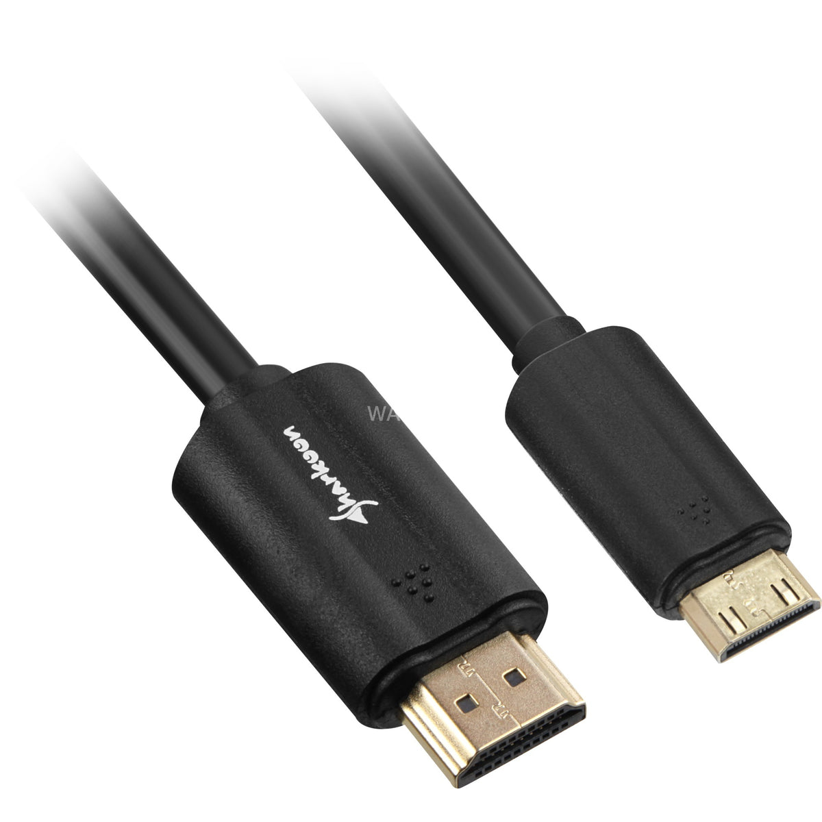 Sharkoon HDMI > adattatore mini HDMI 2.0 (nero, 3 metri, 4k)