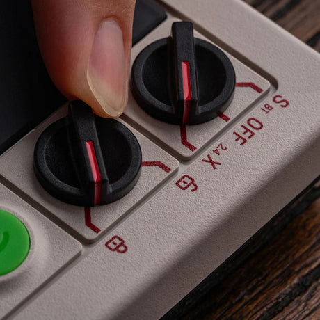 Controller arcade 8bitdo (grigio rosso, usb bluetooth 2,4 ghz, nintendo switch 1+2, pc)