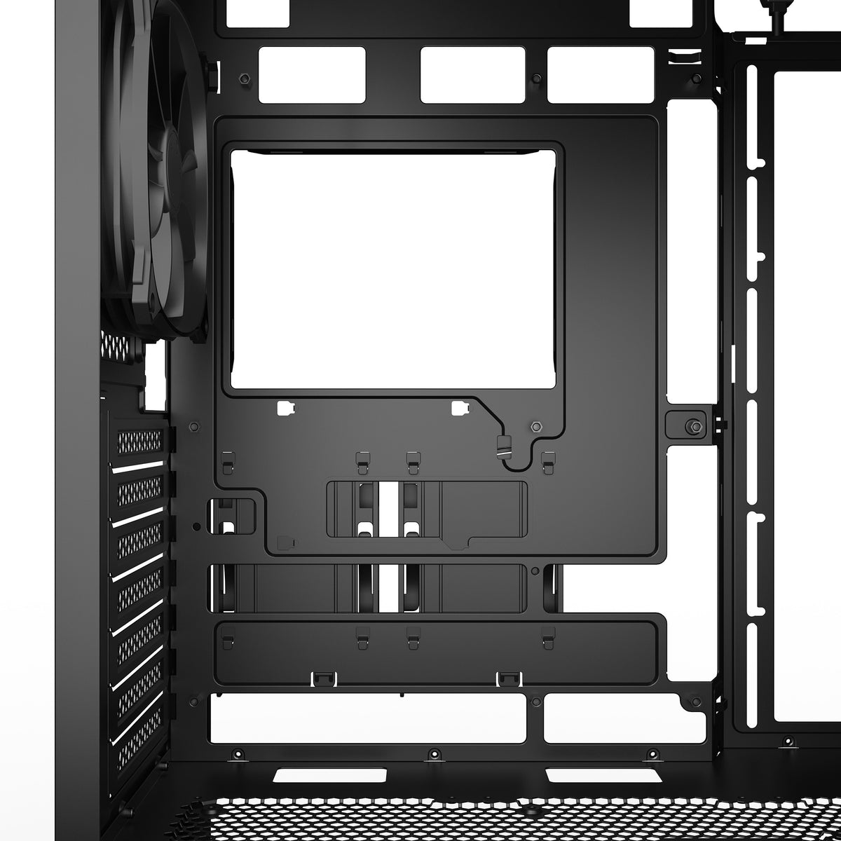 Custodia midi tower Sharkoon ak2 (nera | 2x USB-A | 1x USB-C)