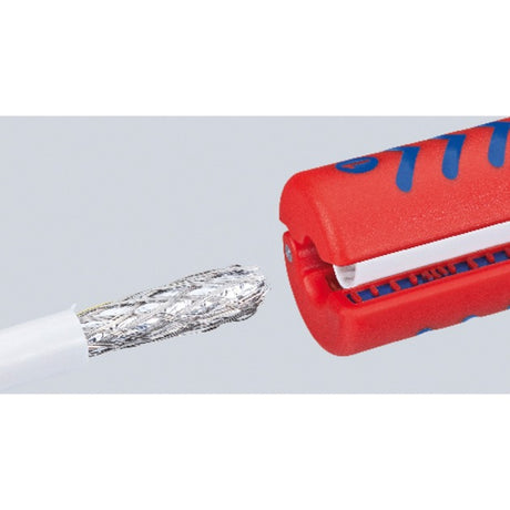 Pinza spelafili Knipex per cavo coassiale 1660100sb utensile spelafili e smontaggio