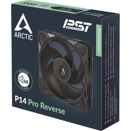 Ventola reverse case Arctic p14 pro (nera, 140 x 140 x 30 mm, pwm)