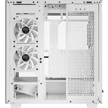 Custodia midi tower Sharkoon Rebel C60 RGB (bianco | 2x USB-A | 1x USB-C | RGB | vetro temperato)