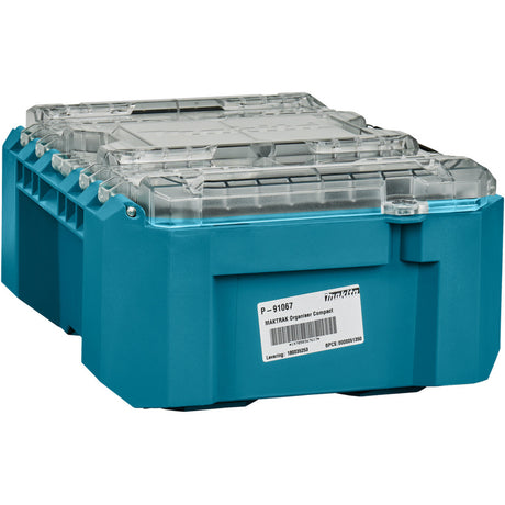 Makita Maktrak Organizer Compact P-91067 Cassetta degli attrezzi (blu nero)