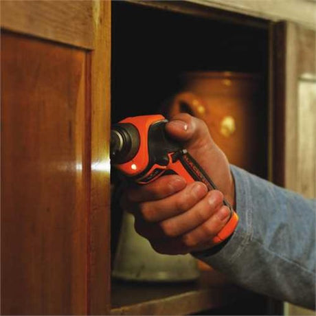 Trapano avvitatore a batteria Black+decker cs3652lc (arancione nero)