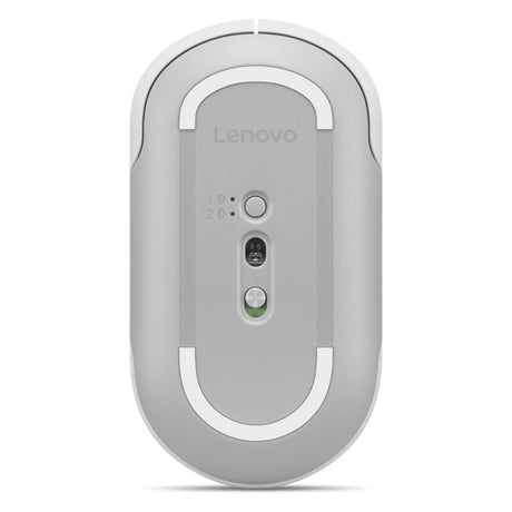 Mouse Bluetooth silenzioso Lenovo 350 (grigio chiaro, 2400 DPI, Bluetooth® 5.3)