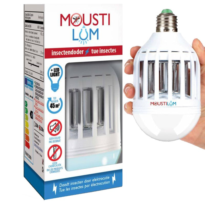 Trappola per insetti lampada zanzare Bsi mousti-lum (bianca)