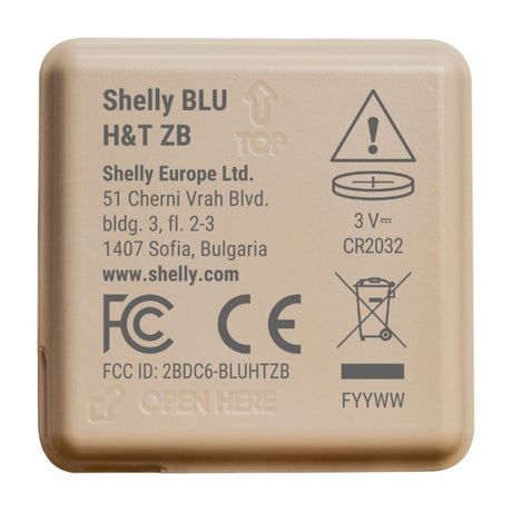 Sensore Shelly blu ht zb (beige, bluetooth 5, zigbee)