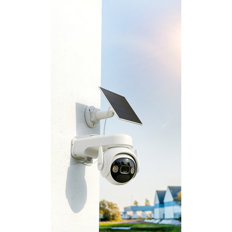 Imou cell pt con telecamera di sicurezza a pannello solare (bianco, 100% wireless)