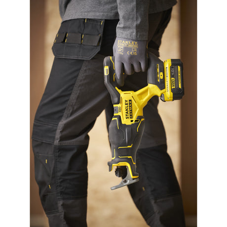 Stanley utensili elettrici sega alternativa stanley sfmcs311m1t-qw | v20 | 18v| incl. Batteria e caricabatterie da 4,0 Ah - sfmcs311m1t-qw