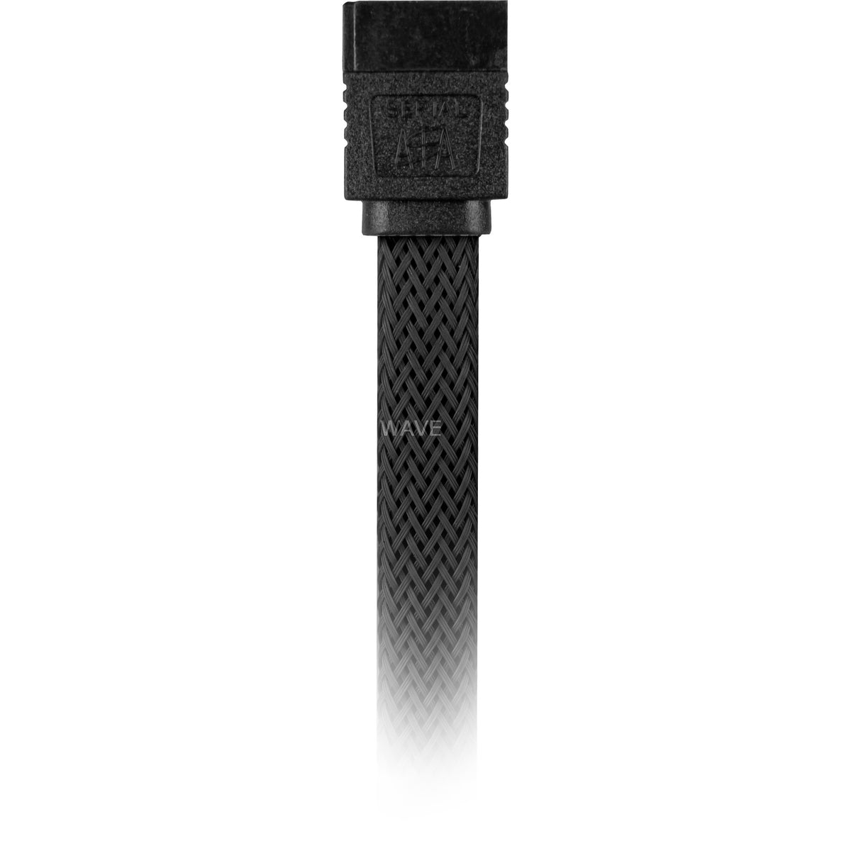 Cavo Sharkoon SATA III con guaina a 90° (nero, 0,3 metri)