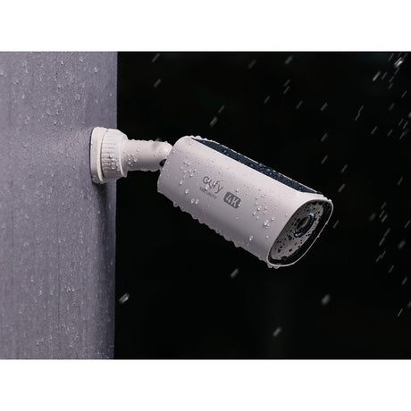 Eufy eufycam s330 (eufycam 3) fotocamera aggiuntiva (bianco, pannello solare integrato)
