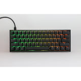 Tastiera da gioco meccanica Ducky One 2 Pro Mini Classic RGB (nera, layout USA (qwerty), Cherry MX Silent Red, 60%, LED RGB, double-shot PBT, meccanica Quack)