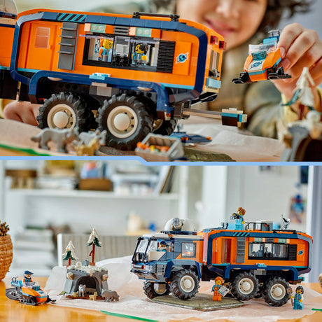 Set da costruzione LEGO® City camion laboratorio al Polo Nord - 60471