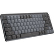 Mini tastiera meccanica Logitech MX (nera, layout internazionale USA (QWERTY), tattile GL, 80% (TKL), Bluetooth)