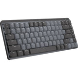 Mini tastiera meccanica Logitech MX (nera, layout internazionale USA (QWERTY), tattile GL, 80% (TKL), Bluetooth)