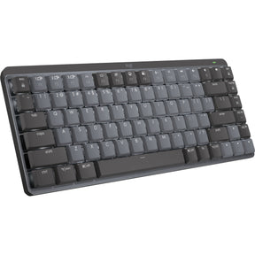 Mini tastiera meccanica Logitech MX (nera, layout internazionale USA (QWERTY), tattile GL, 80% (TKL), Bluetooth)
