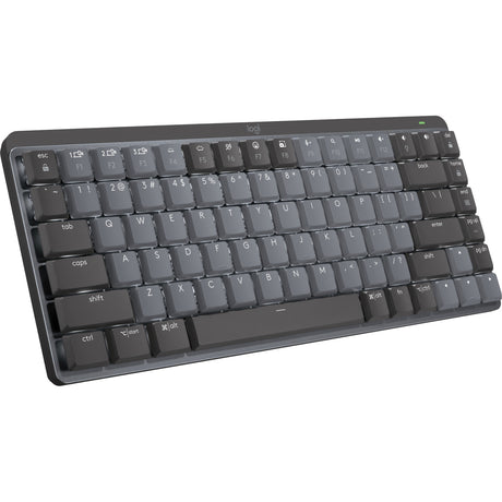 Mini tastiera meccanica Logitech MX (nera, layout internazionale USA (QWERTY), tattile GL, 80% (TKL), Bluetooth)